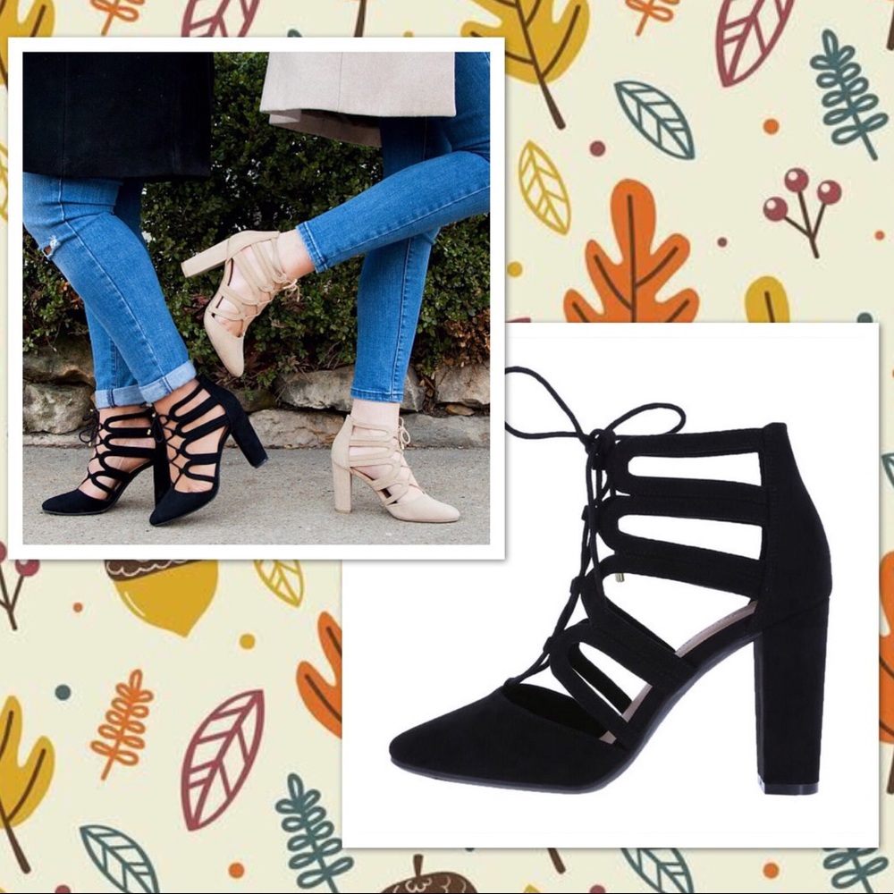 🍁Christian Siriano- Size8.5/ Kameo black heels🍂